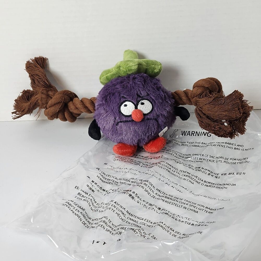 Plush Rope Squeaky Dog Toy